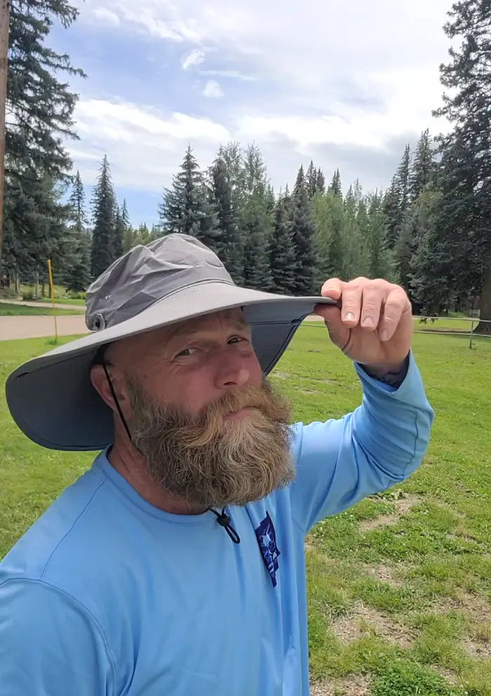 Mens Wide Brim Sun Hat UPF50+